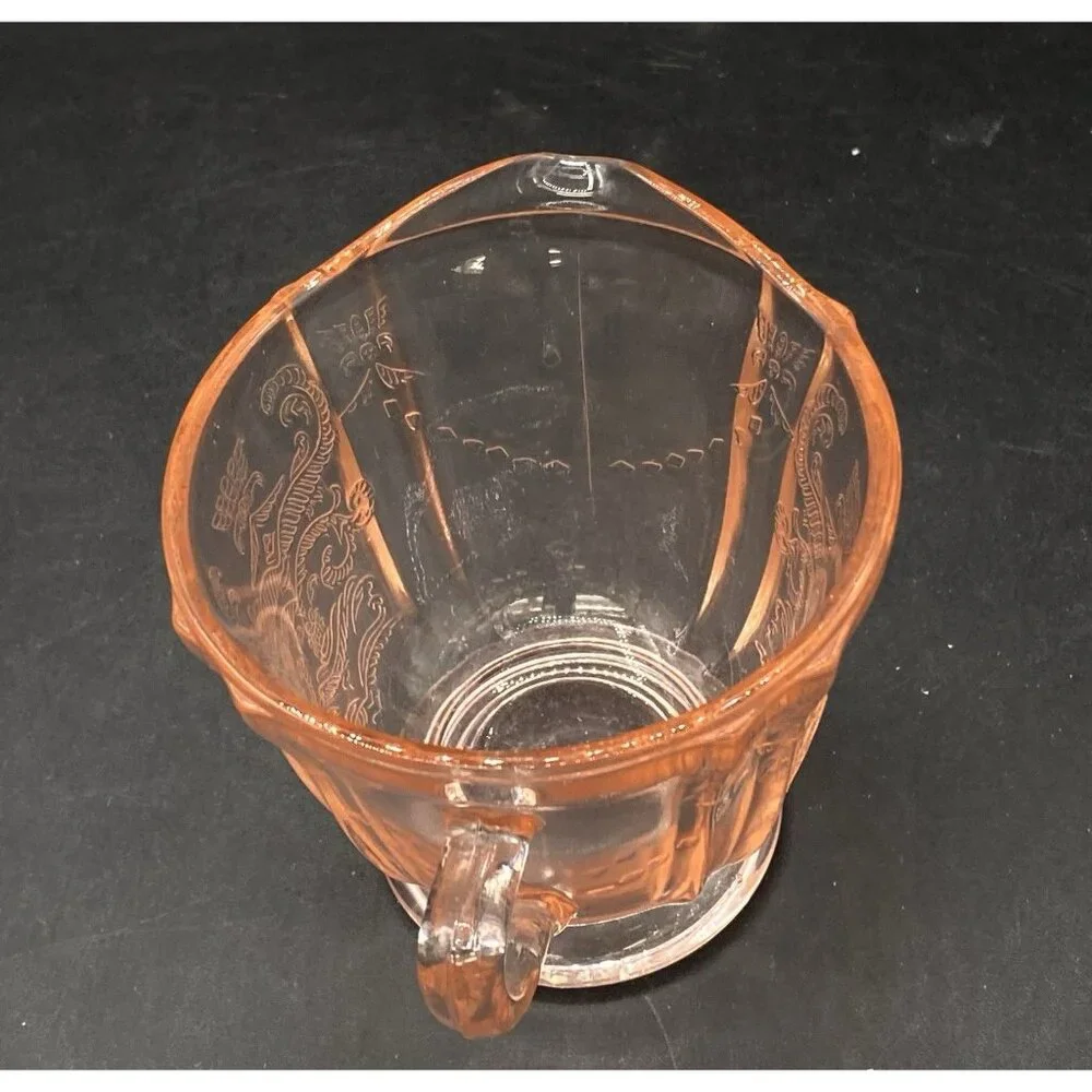 Indiana Glass Pink Depression Glass Madrid Creamer Pitcher